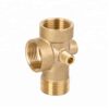 5 Way Brass Connector